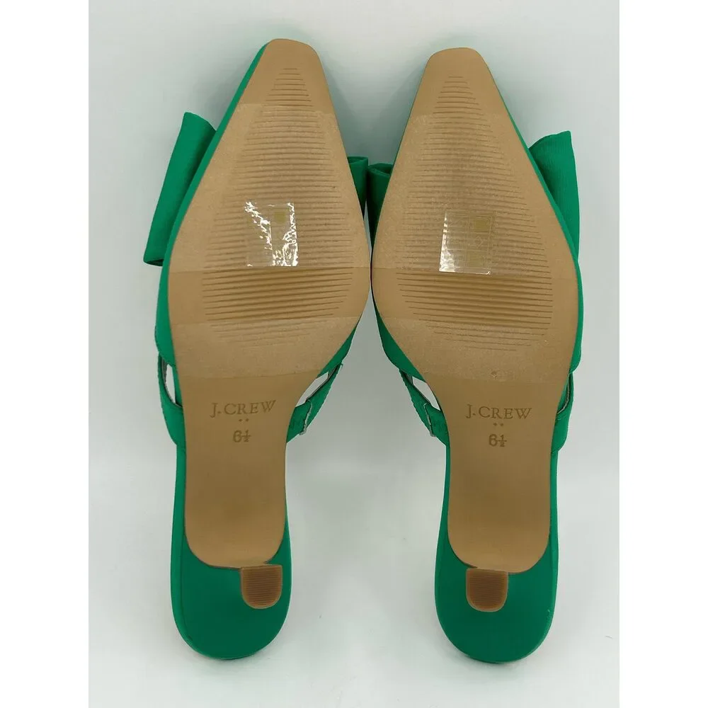 J. CREW Size 6.5 Green Women Pumps NIB